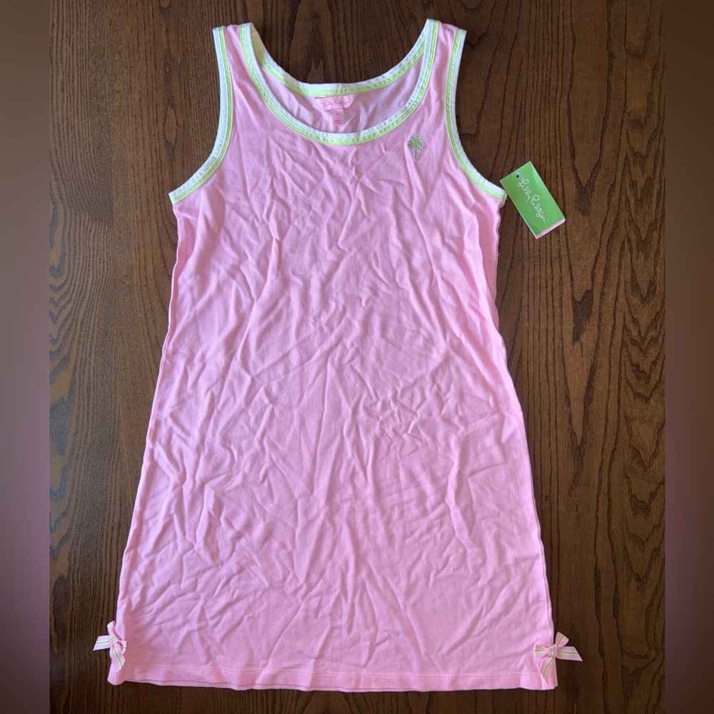 NWT Lilly Pulitzer Pink Pajama Dress Womens Medium